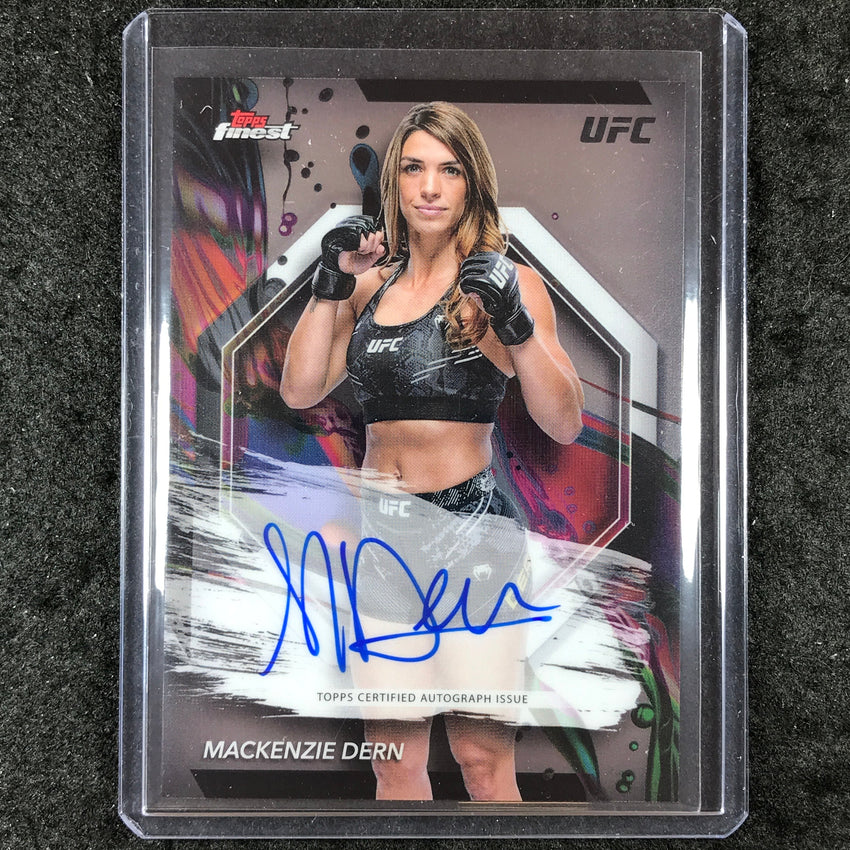 2024 Topps Finest UFC MACKENZIE DERN Finest Autograph Base #MDN