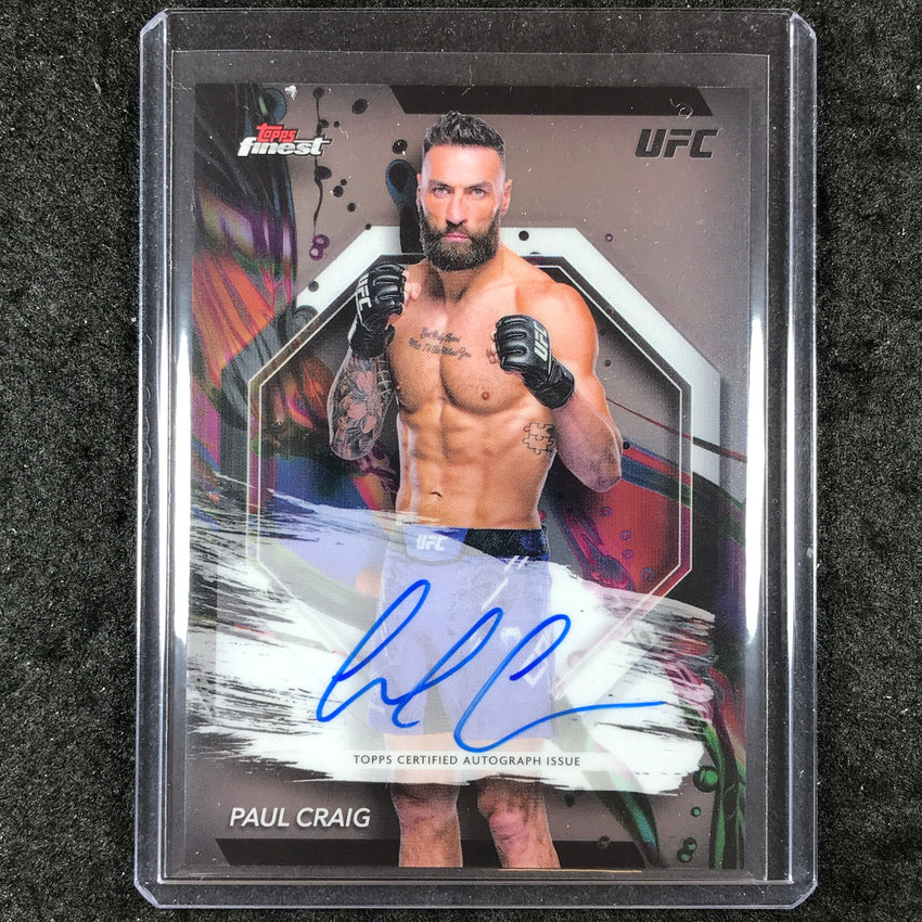 2024 Topps Finest UFC PAUL CRAIG Finest Autograph Base #PCG