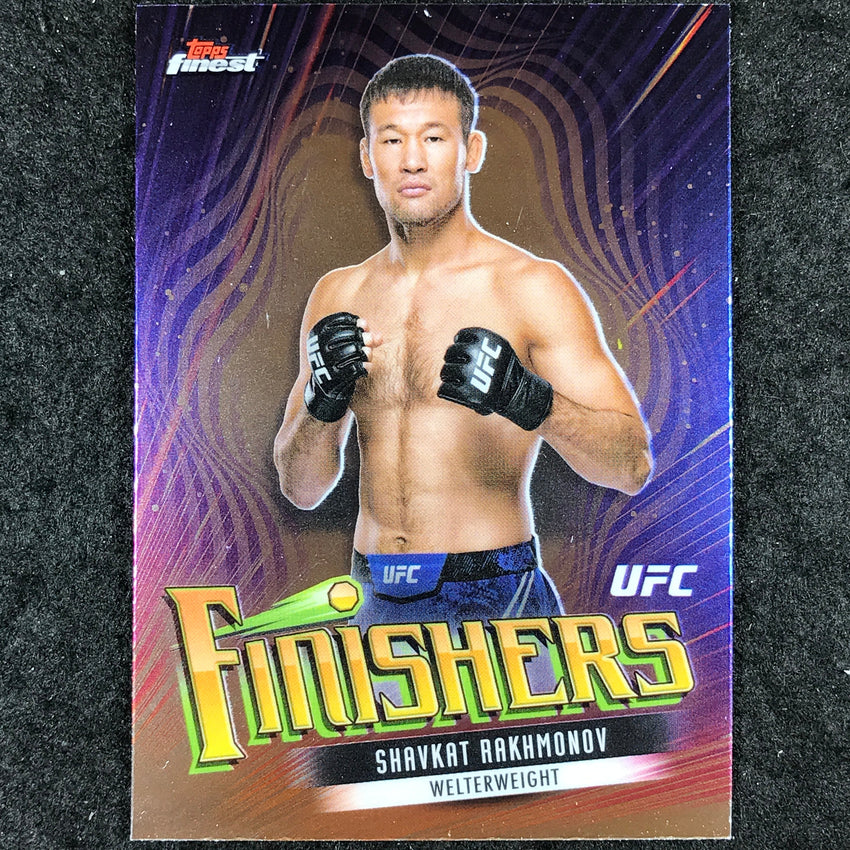 2024 Topps Finest UFC SHAVKAT RAKHMONOV Finishers Base #12
