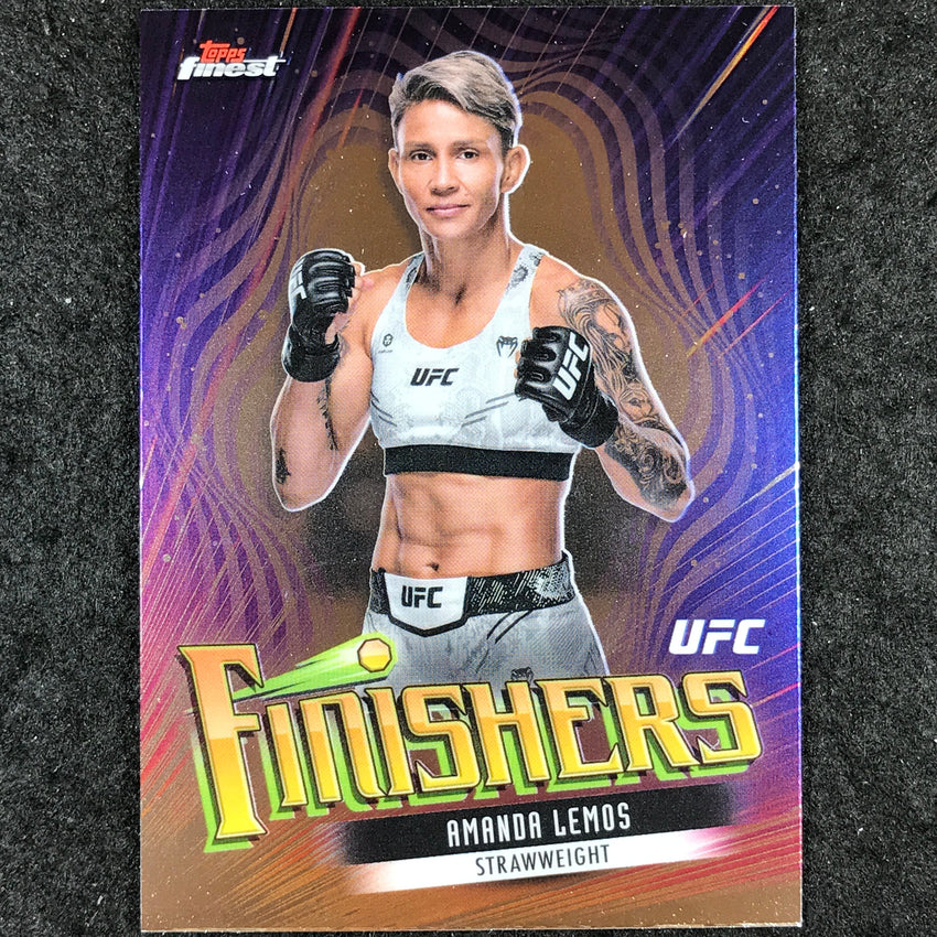 2024 Topps Finest UFC AMANDA LEMOS Finishers Base #14