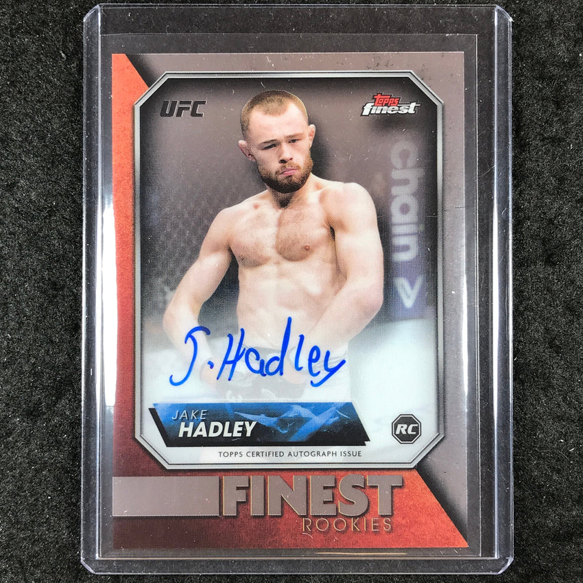 2024 Topps Finest UFC JAKE HADLEY Rookie Finest Autograph Base #JH