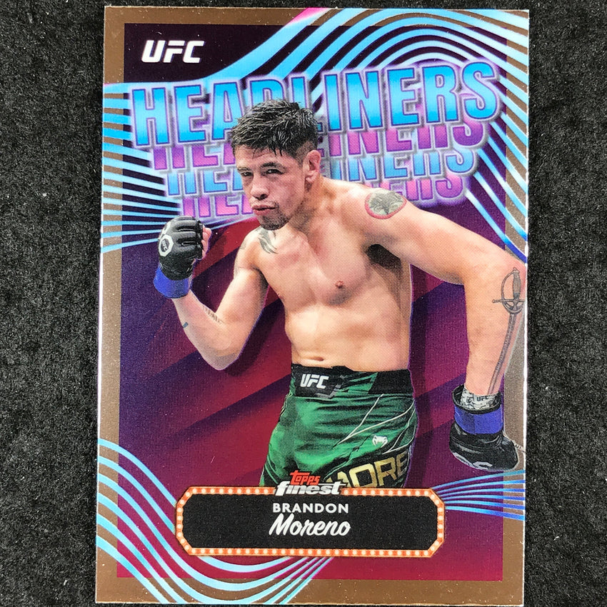 2024 Topps Finest UFC BRANDON MORENO Headliners Base #10