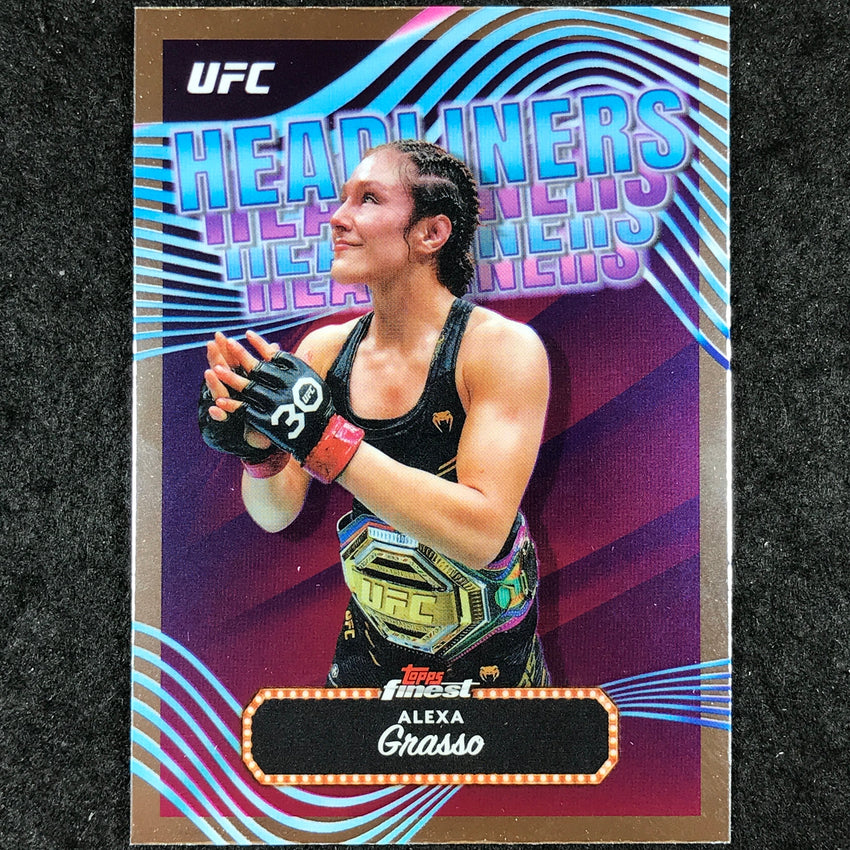 2024 Topps Finest UFC ALEXA GRASSO Headliners Base #12