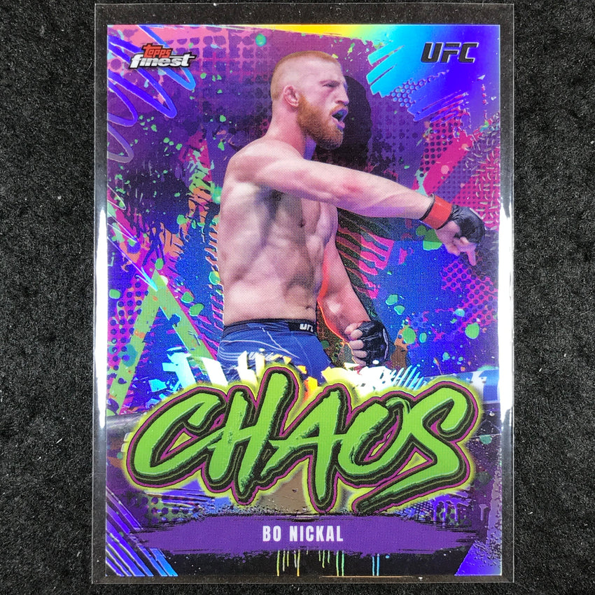 2024 Topps Finest UFC BO NICKAL Chaos Refractor #13