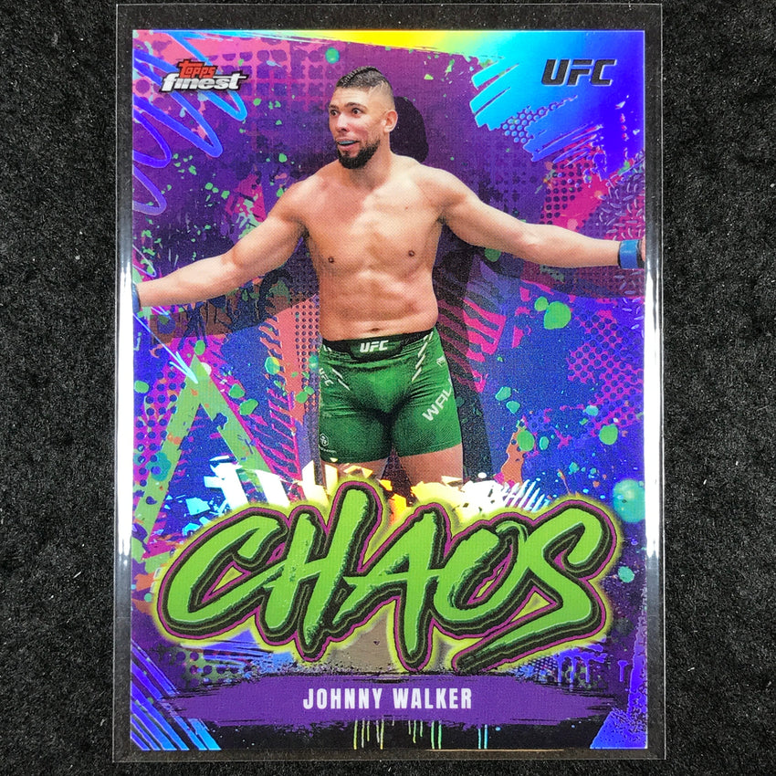 2024 Topps Finest UFC JOHNNY WALKER Chaos Refractor #23