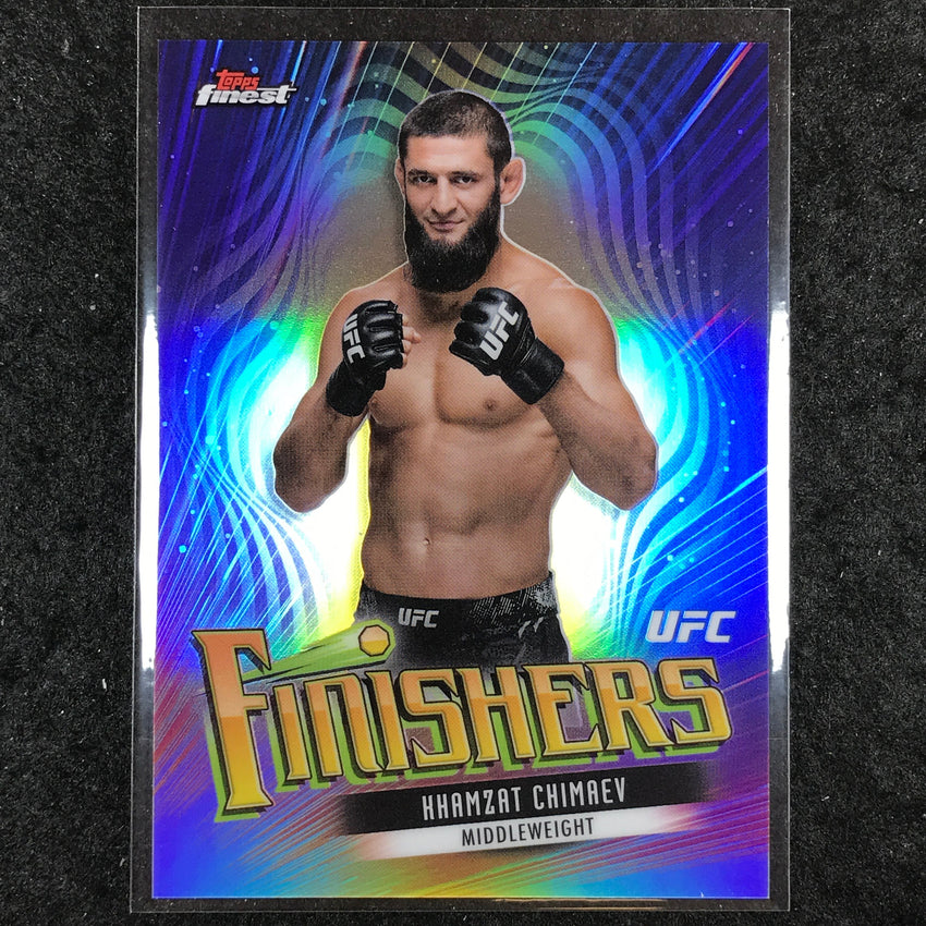 2024 Topps Finest UFC KHAMZAT CHIMAEV Finishers Refractor #2