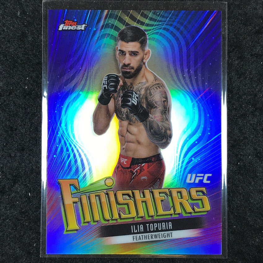 2024 Topps Finest UFC ILIA TOPURIA Finishers Refractor #4