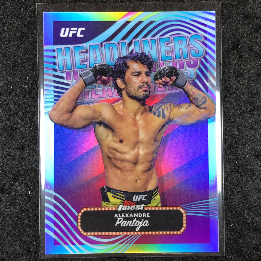 2024 Topps Finest UFC ALEXANDRE PANTOJA Headliners Refractor #15