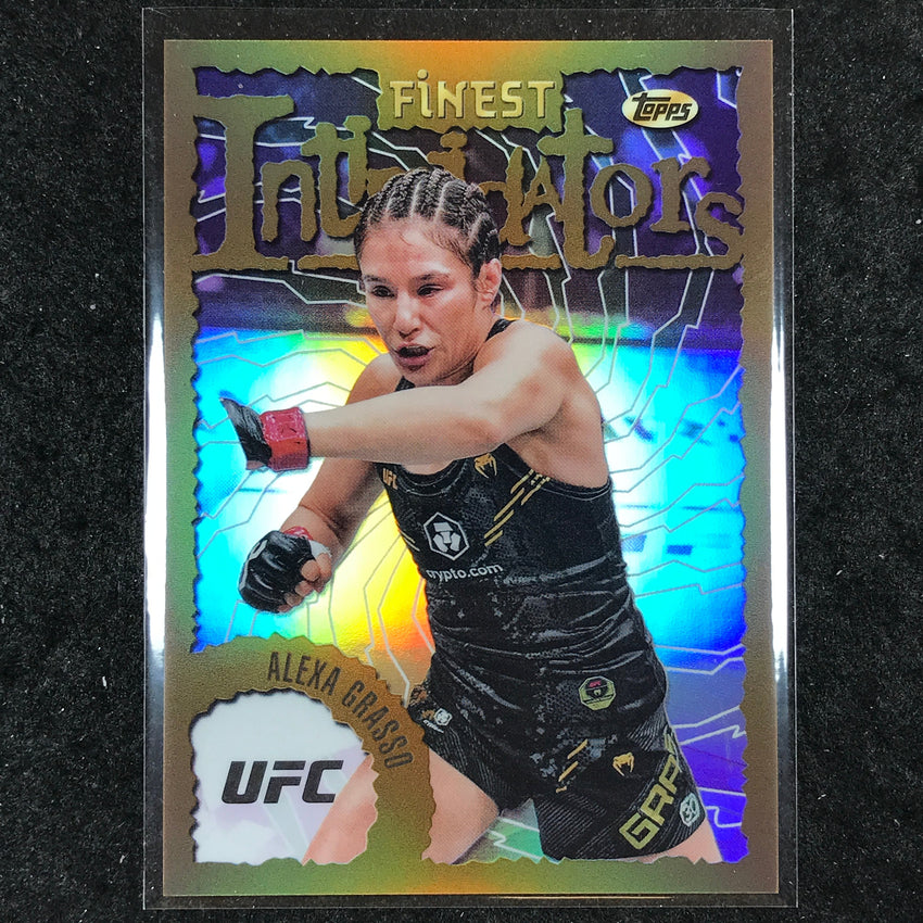 2024 Topps Finest UFC ALEXA GRASSO Intimidators Refractor #2