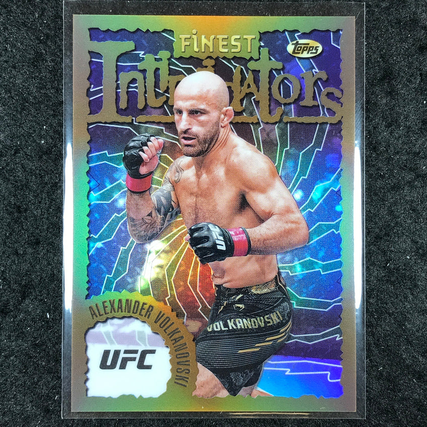 2024 Topps Finest UFC ALEXANDER VOLKANOVSKI Intimidators Refractor #4