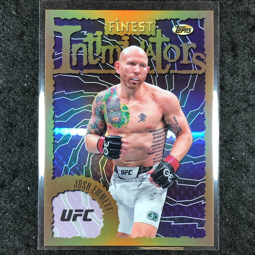 2024 Topps Finest UFC JOSH EMMETT Intimidators Refractor #9