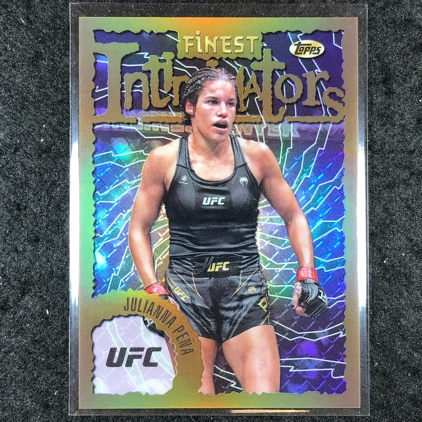 2024 Topps Finest UFC JULIANNA PEÑA Intimidators Refractor #19