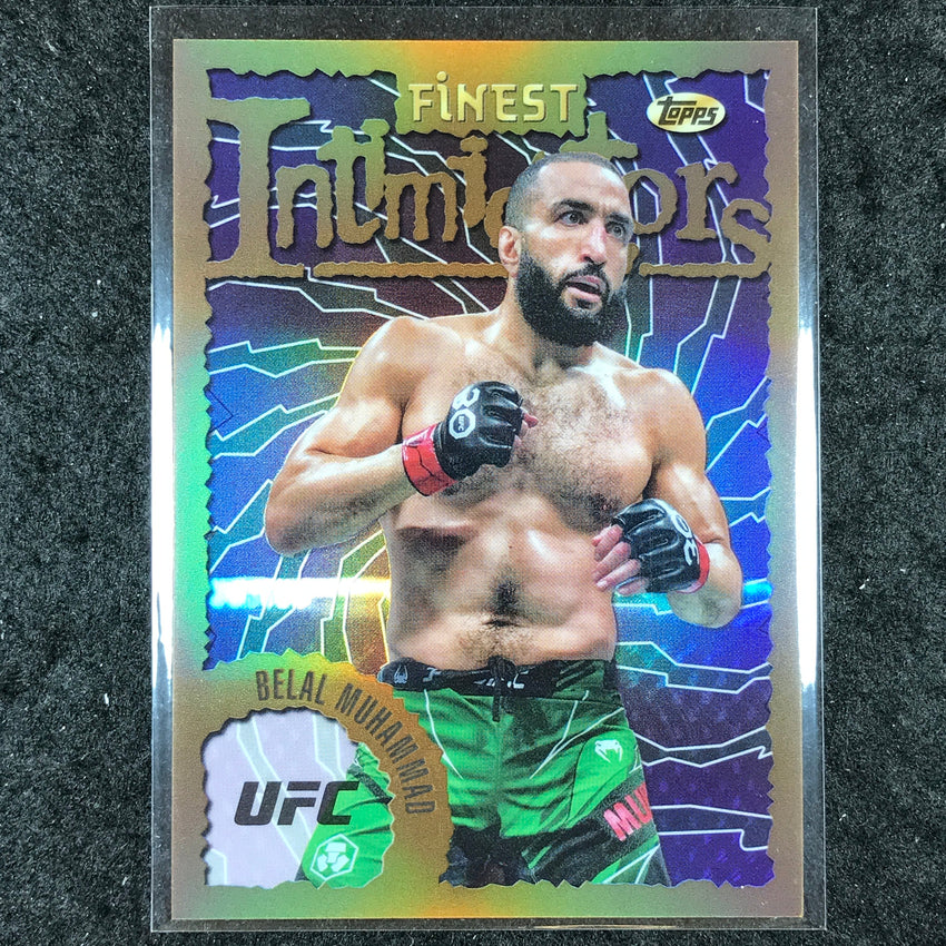 2024 Topps Finest UFC BELAL MUHAMMAD Intimidators Refractor #24