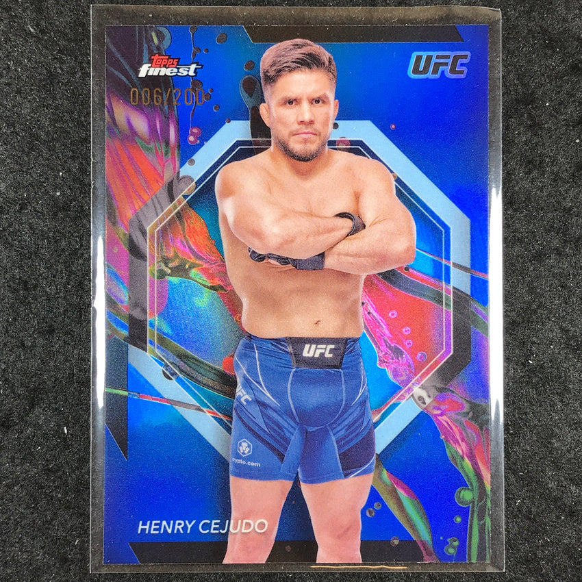 2024 Topps Finest UFC HENRY CEJUDO Common Blue /200 #13