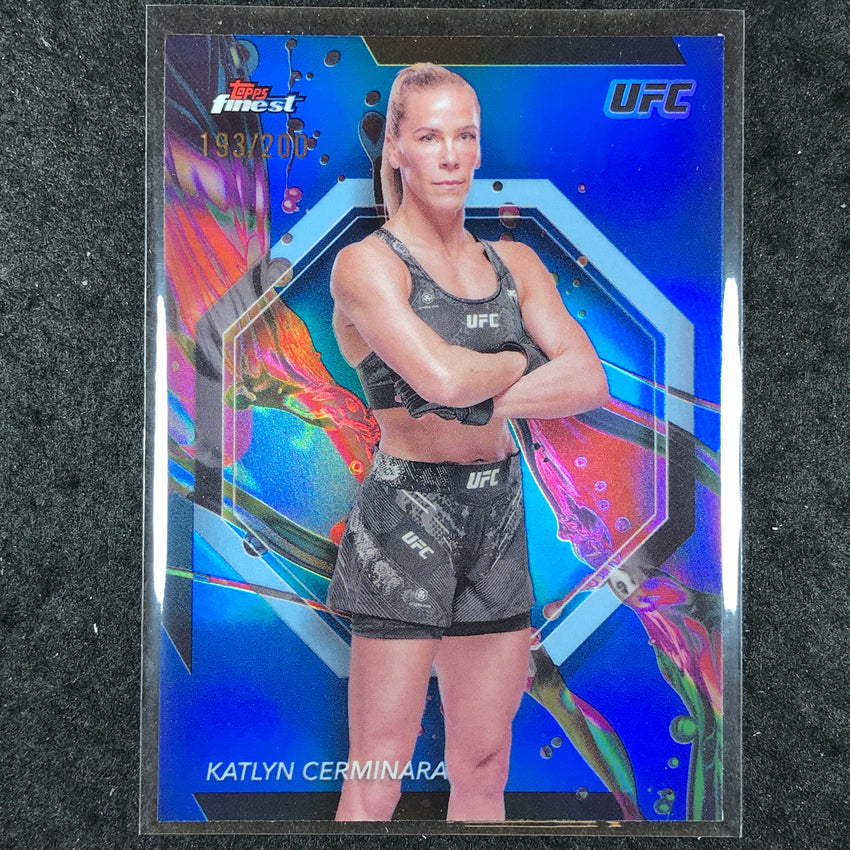 2024 Topps Finest UFC KATLYN CERMINARA Common Blue /200 #25