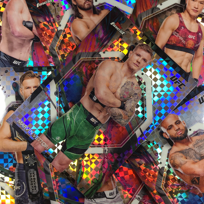 2024 Topps Finest UFC IRENE ALDANA Common Checkerboard #64