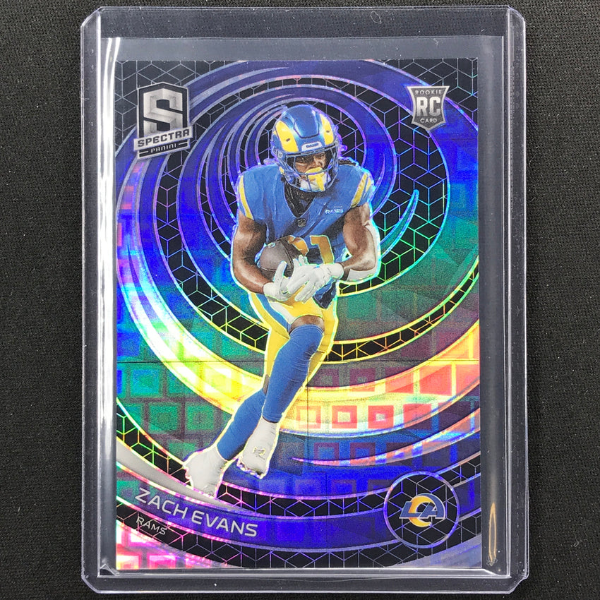 2023 Spectra Football Zach Evans Rookie Base Spectris 26/30