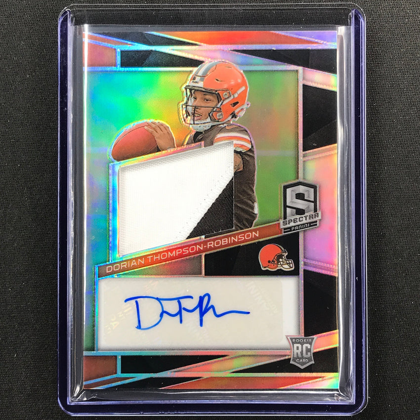 2023 Spectra Football Dorian Thompson-robinson Rookie Patch Auto Silver 46/99