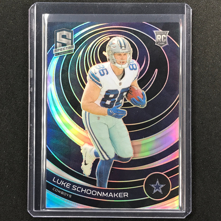 2023 Spectra Football Luke Schoonmaker Rookie Base Silver #149