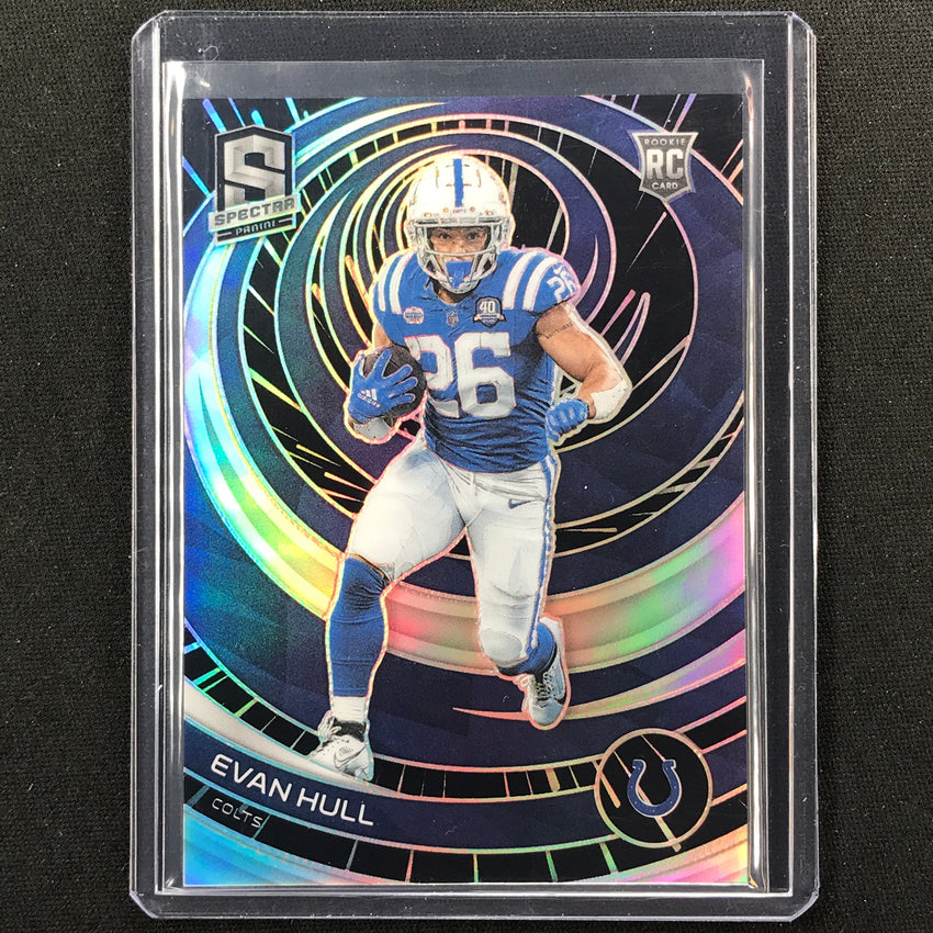 2023 Spectra Football Evan Hull Rookie Base Hyper 29/75
