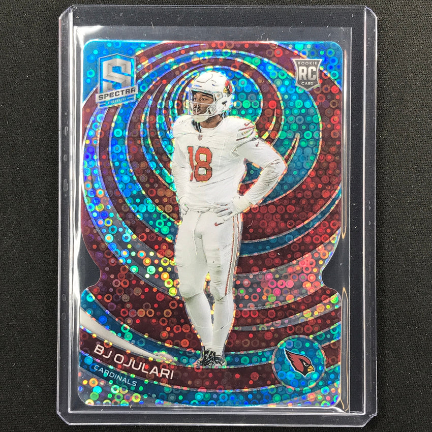 2023 Spectra Football Bj Ojulari Rookie Base Blue Neon Die-cut 13/50
