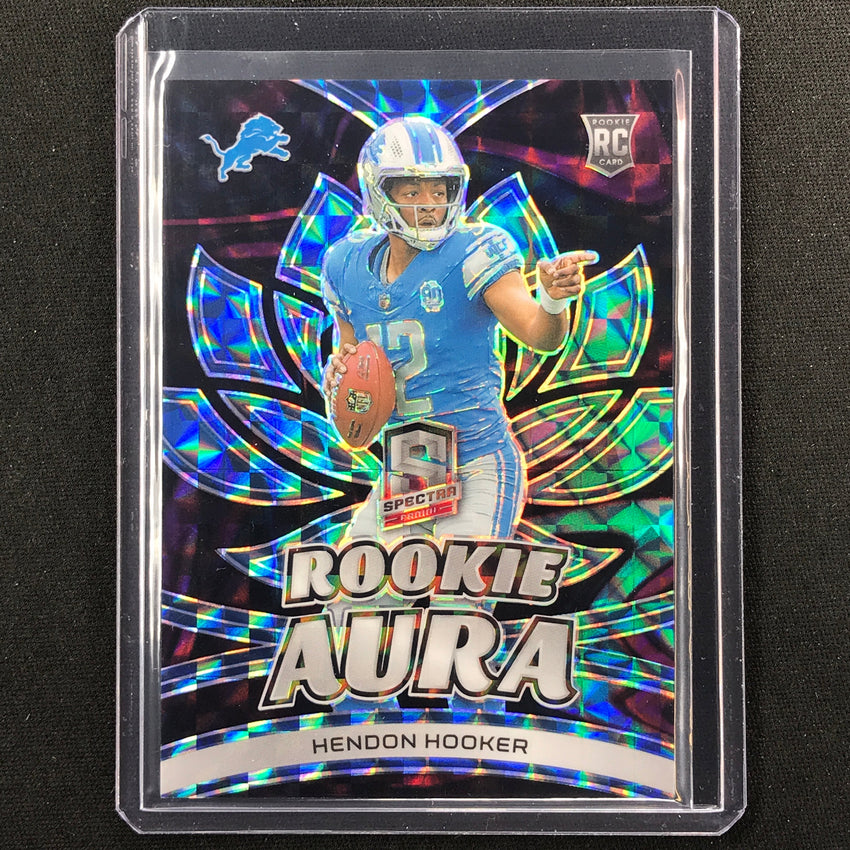 2023 Spectra Football Hendon Hooker Rookie Aura Interstellar 24/50