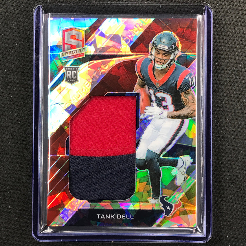 2023 Spectra Football Tank Dell Monumental Rookie Patch Astral 34/40