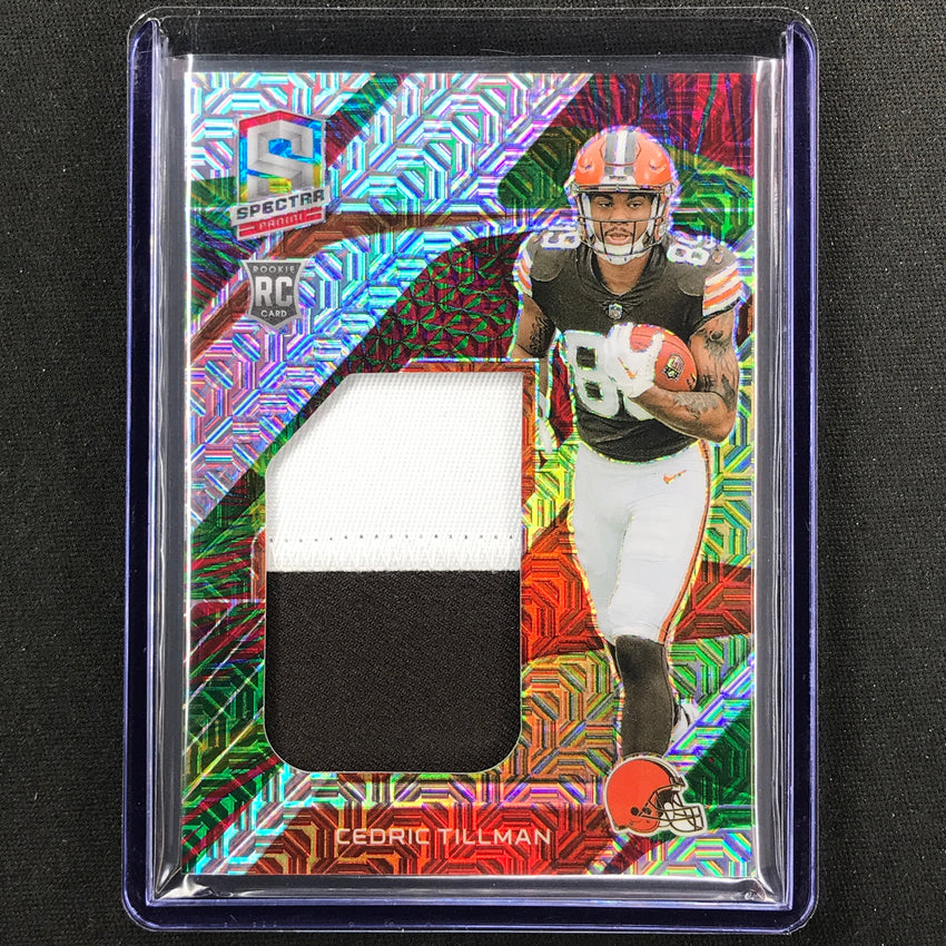2023 Spectra Football Cedric Tillman Monumental Rookie Patch Meta 16/25