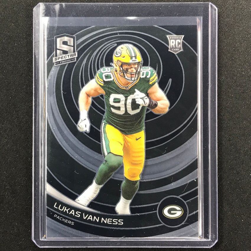 2023 Spectra Football Lukas Van Ness Rookie Base #120