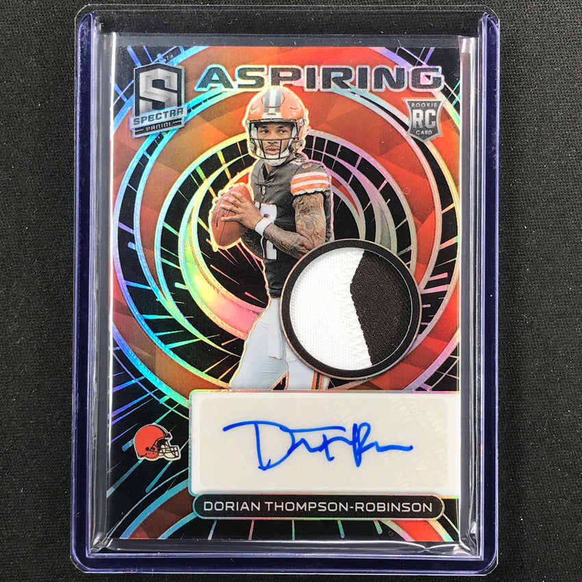 2023 Spectra Football Dorian Thompson-robinson Aspiring Rookie Patch Auto 21/60
