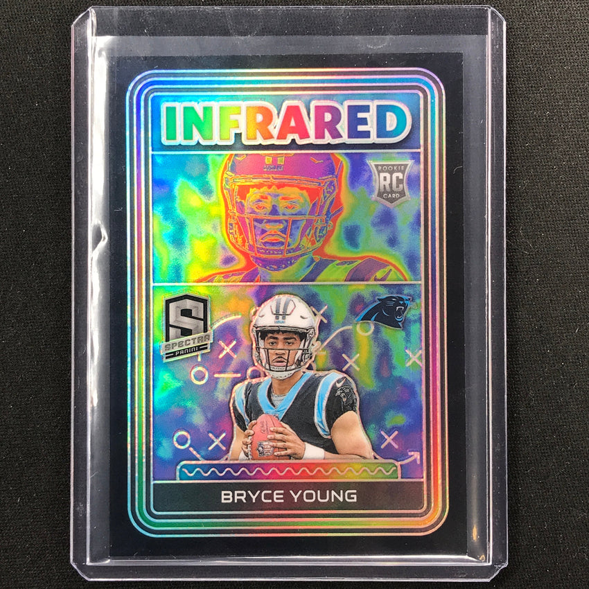 2023 Spectra Football Bryce Young Rookie Infrared Base 19/99