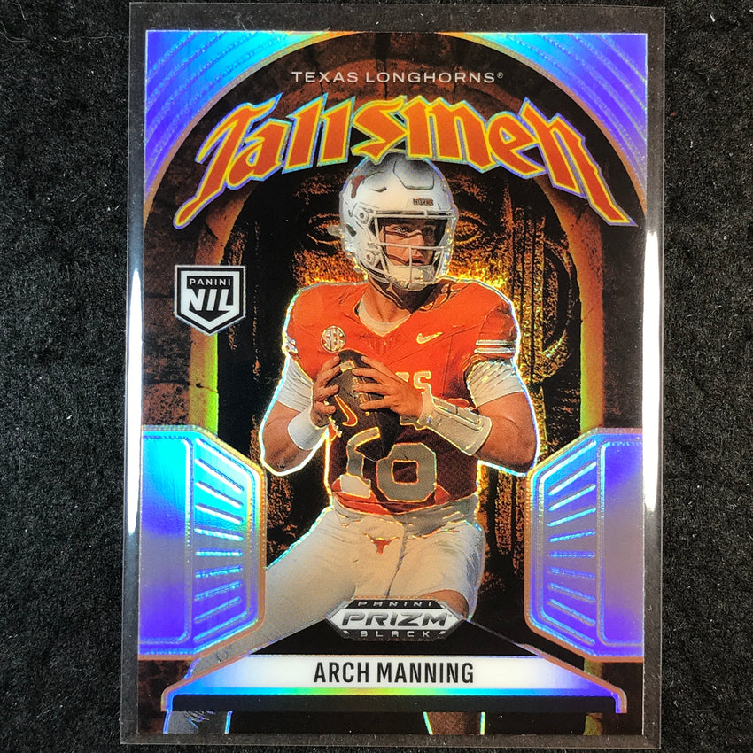 2025 Prizm Black Football ARCH MANNING Talismen Silver #22