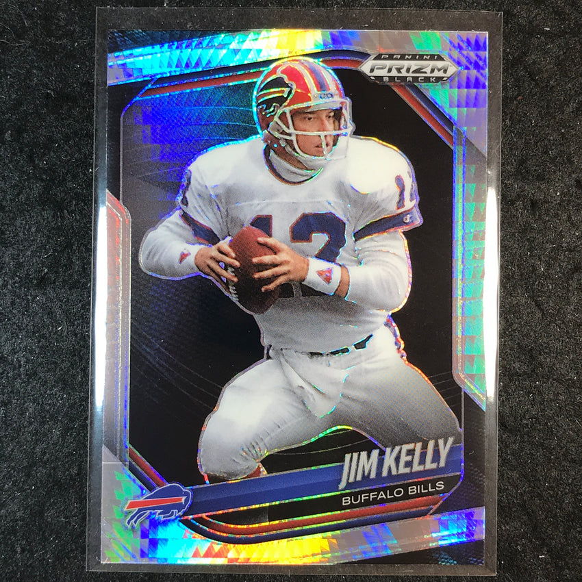 2025 Prizm Black Football JIM KELLY Base Prism #12