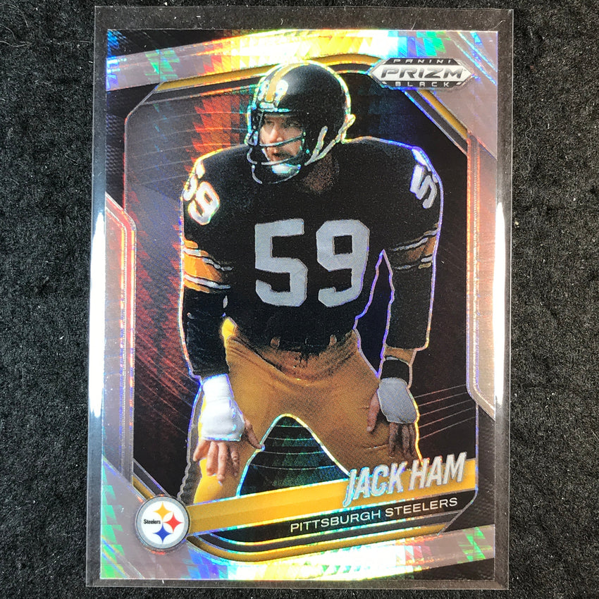2025 Prizm Black Football JACK HAM Base Prism #120