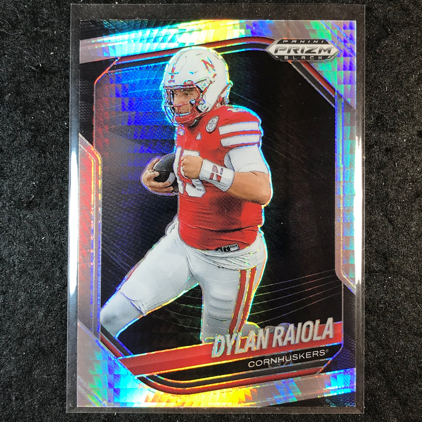 2025 Prizm Black Football DYLAN RAIOLA Prospect Prism #164