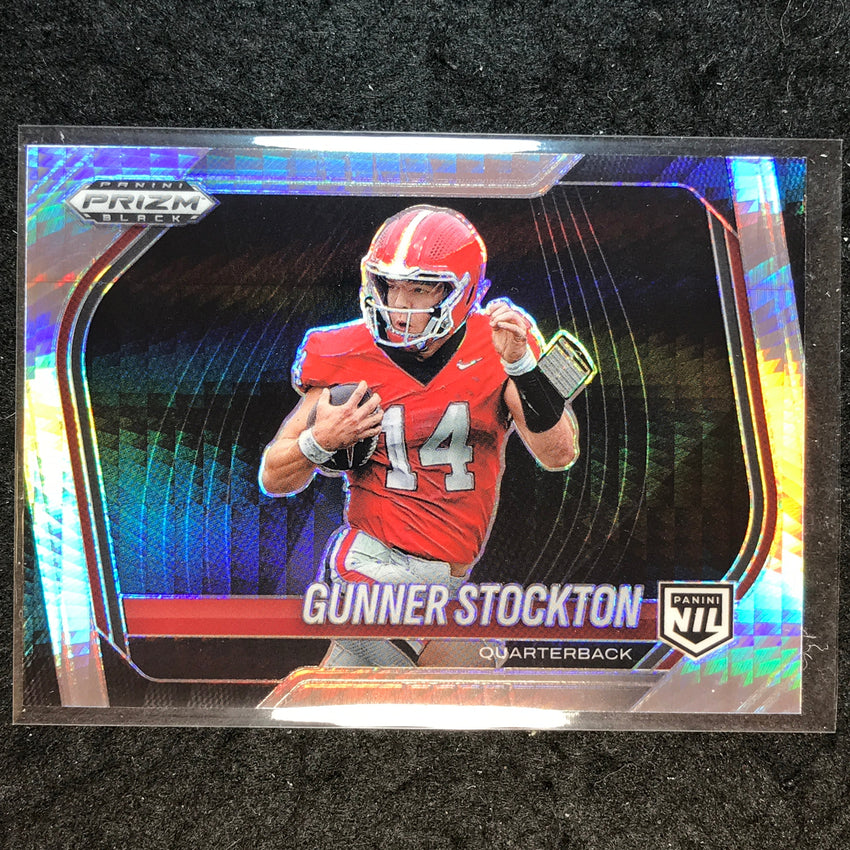 2025 Prizm Black Football GUNNER STOCKTON Prospect Extended Prism #198