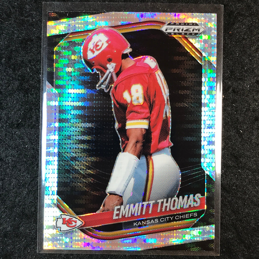 2025 Prizm Black Football EMMITT THOMAS Base Pulsar #74