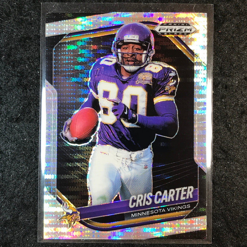 2025 Prizm Black Football CRIS CARTER Base Pulsar #86