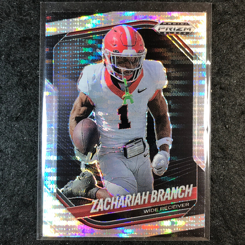 2025 Prizm Black Football ZACHARIAH BRANCH Prospect Pulsar #177