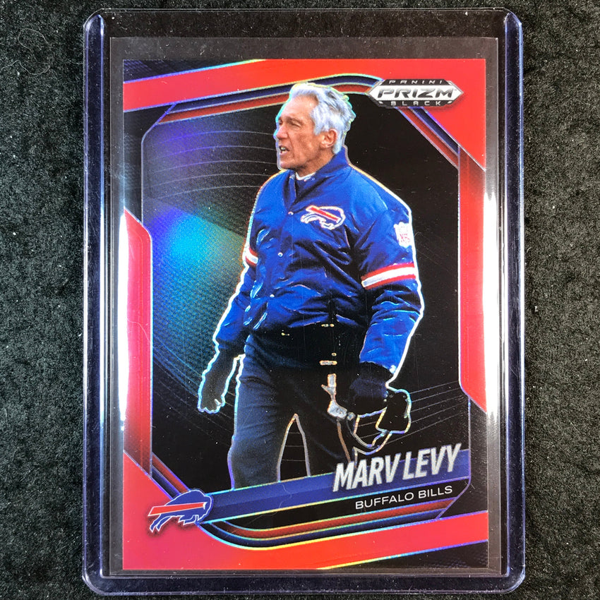 2025 Prizm Black Football MARV LEVY Base Red /299 #14