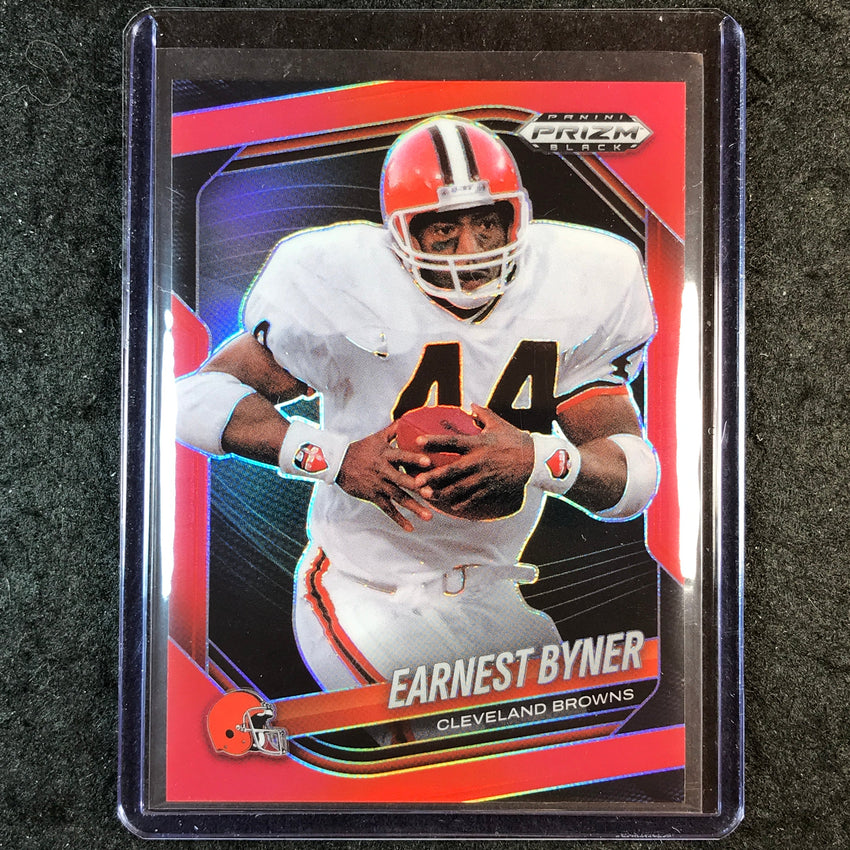 2025 Prizm Black Football EARNEST BYNER Base Red /299 #32