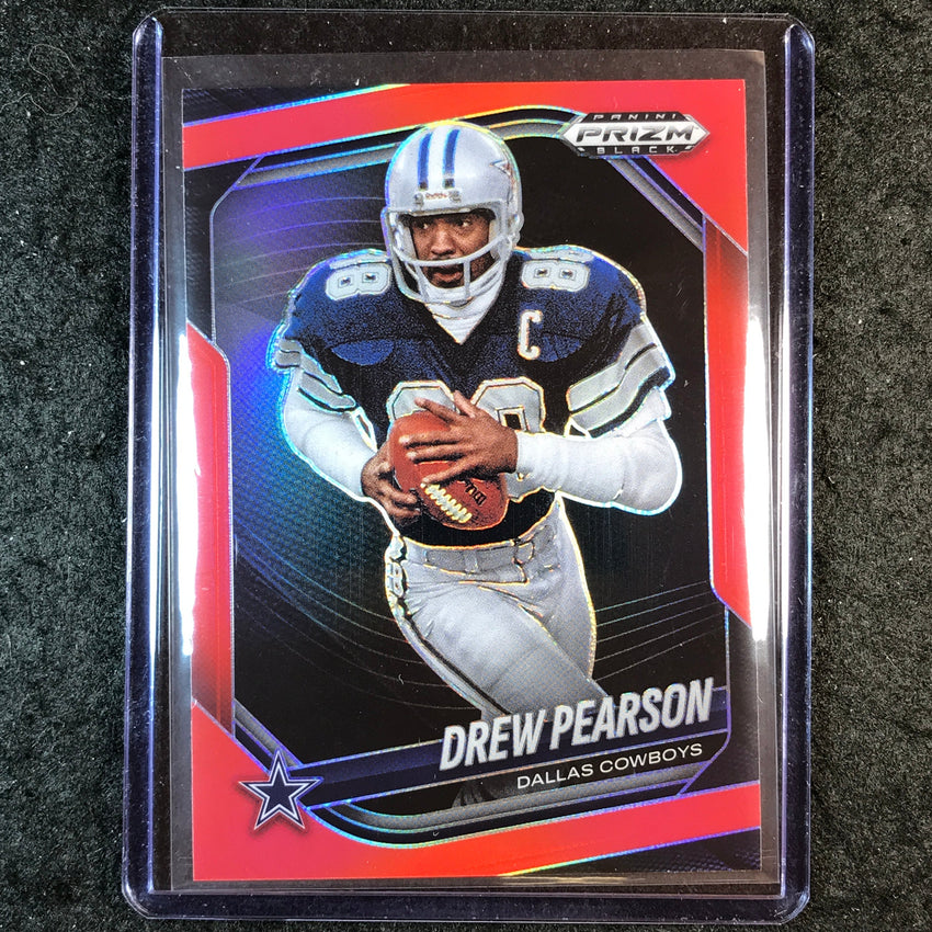 2025 Prizm Black Football DREW PEARSON Base Red /299 #39