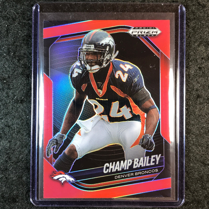 2025 Prizm Black Football CHAMP BAILEY Base Red /299 #48