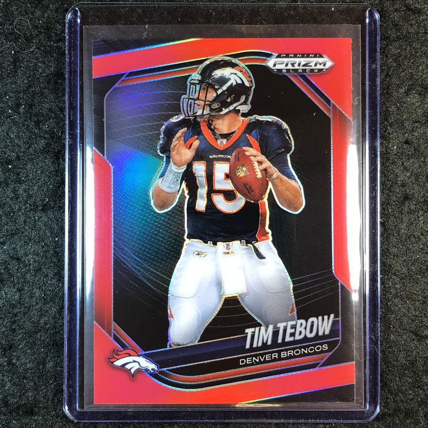 2025 Prizm Black Football TIM TEBOW Base Red /299 #54