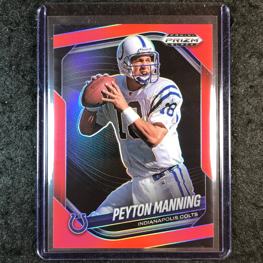 2025 Prizm Black Football PEYTON MANNING Base Red /299 #71