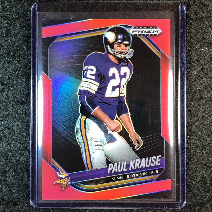 2025 Prizm Black Football PAUL KRAUSE Base Red /299 #88