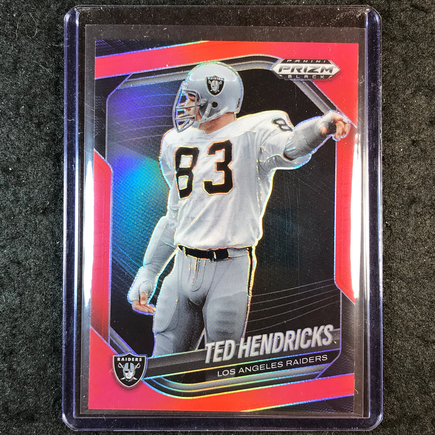 2025 Prizm Black Football TED HENDRICKS Base Red /299 #113