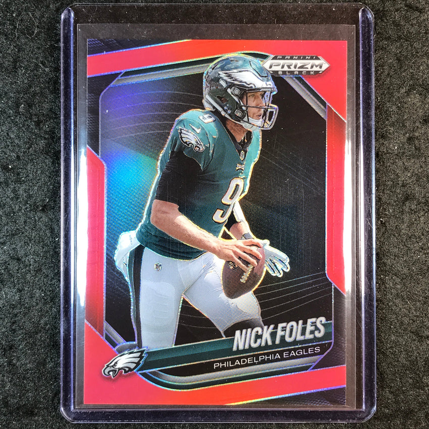 2025 Prizm Black Football NICK FOLES Base Red /299 #117