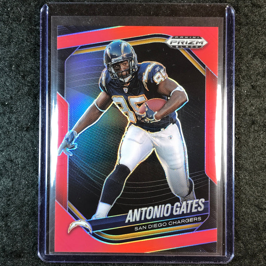 2025 Prizm Black Football ANTONIO GATES Base Red /299 #126