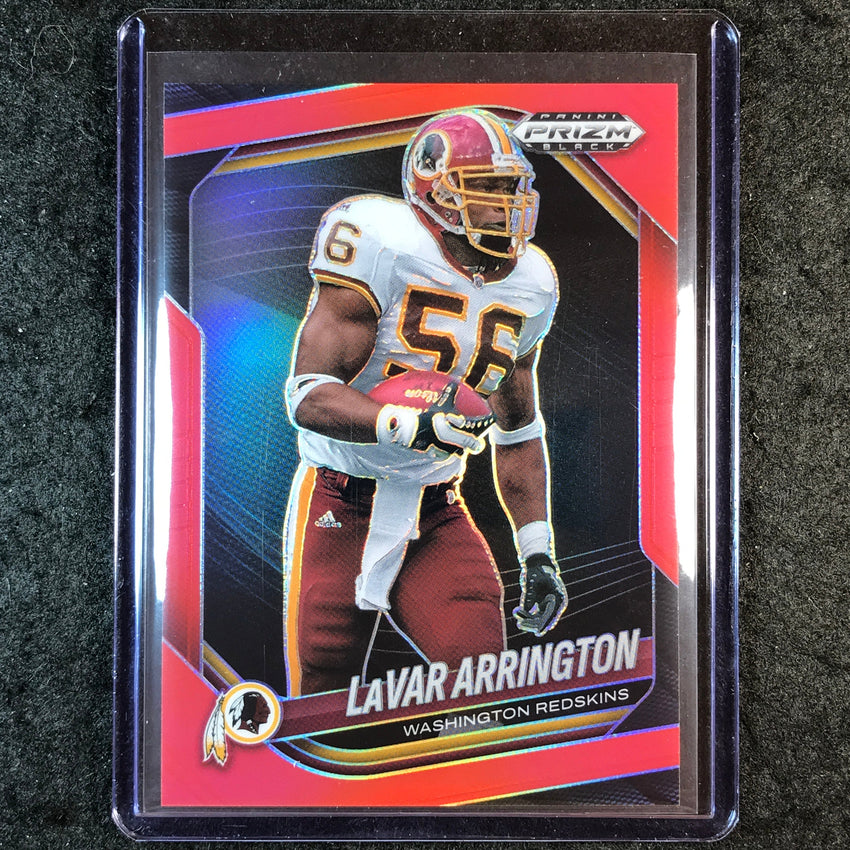 2025 Prizm Black Football LAVAR ARRINGTON Base Red /299 #150